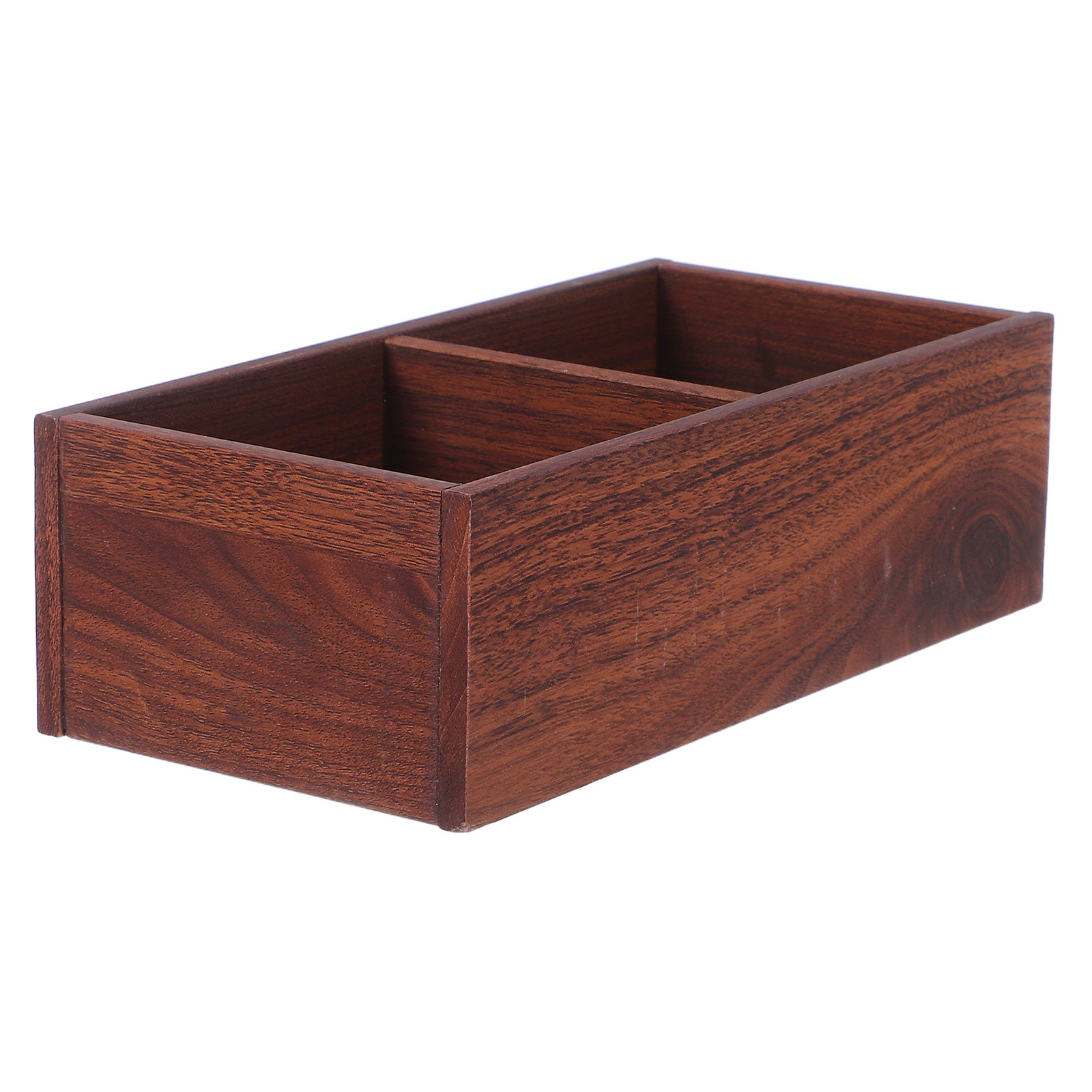 Tea Coffee Sugar Container - Solid Wood Tea Bag Organizer Box