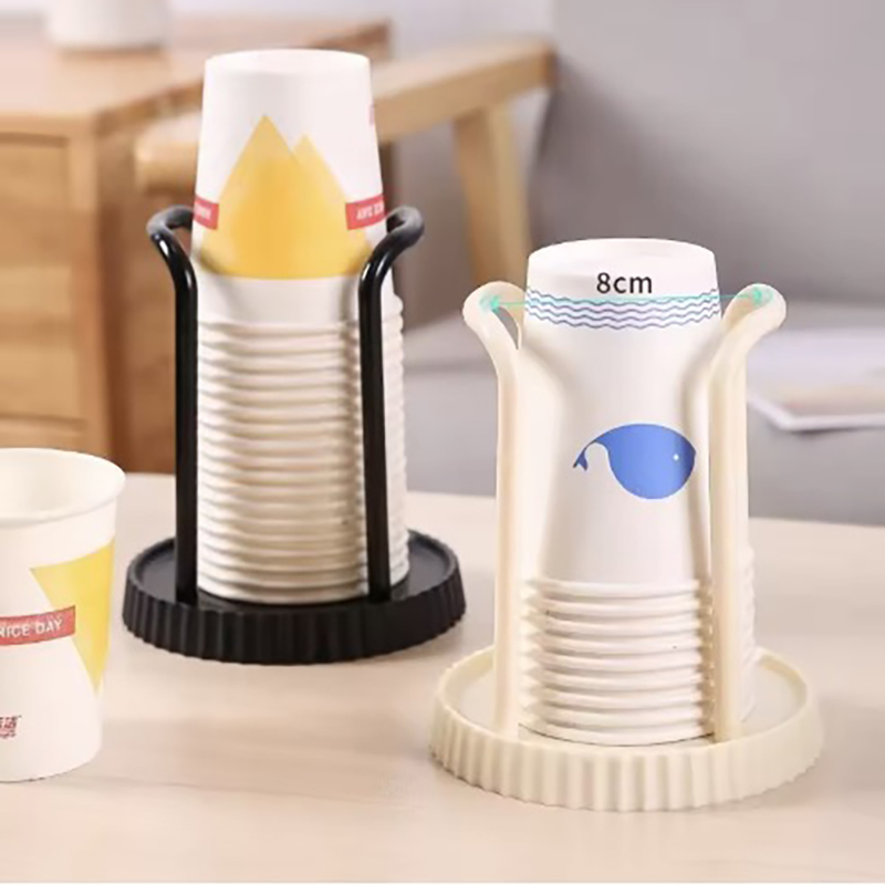 Coffee Tea Paper Cups - Minimalist Paper Cup Holder, Household Disposable