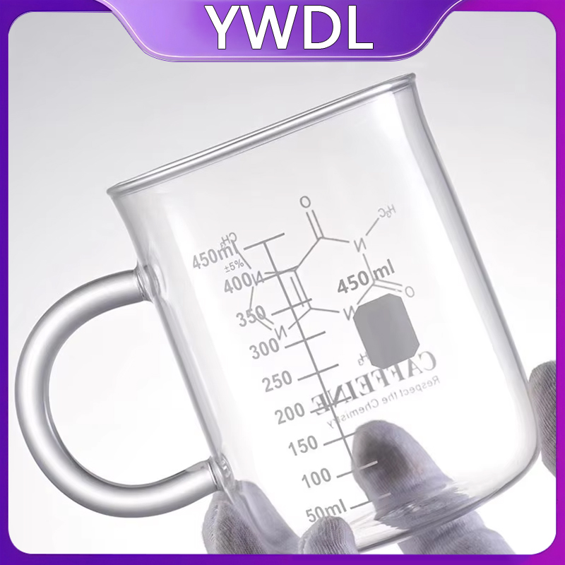 French Press Glass - YWDL 450ml High Borosilicate Glass Measuring