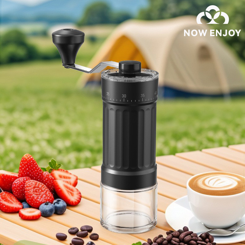 NOW ENJOY Manual Coffee Grinde - Burr Hand Grinder 评论和价格