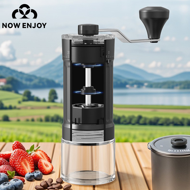 NOW ENJOY Manual Coffee Grinde - Burr Hand Grinder 评论和价格