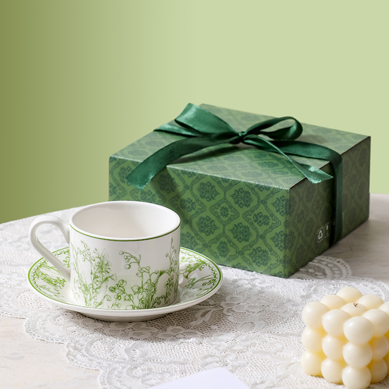 Lily of the Valley Coffee Cup  - Valley Tea And Coffee 评论和价格