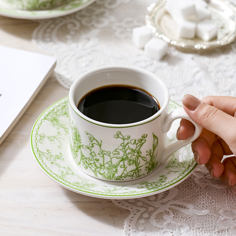 Lily of the Valley Coffee Cup  - Valley Tea And Coffee 评论和价格