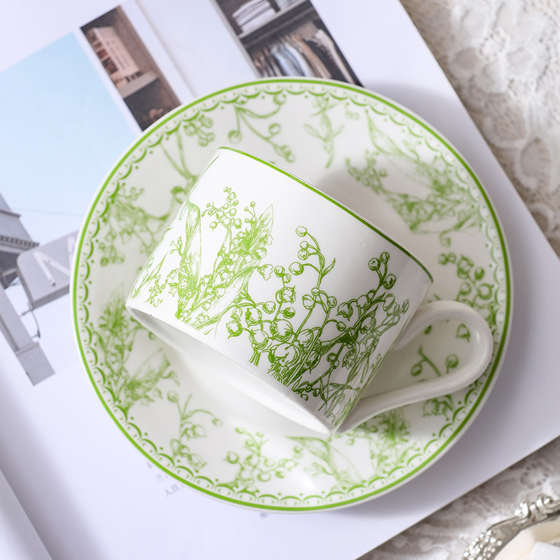 Lily of the Valley Coffee Cup  - Valley Tea And Coffee 评论和价格