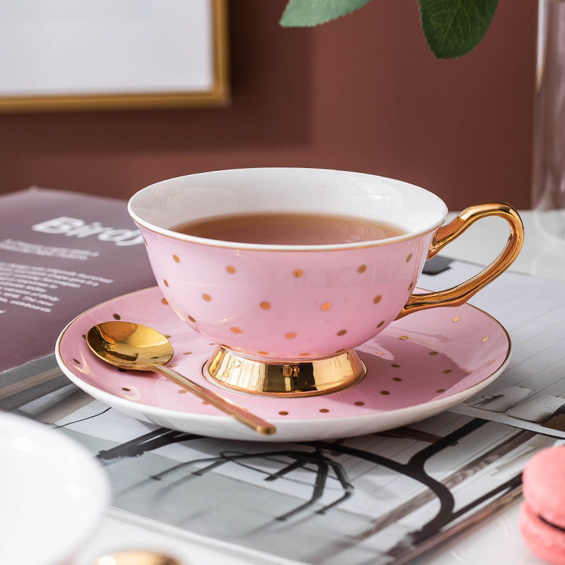 Ceramic Pink Coffee Mugs with  - Coffee Tea Mix 评论和价格