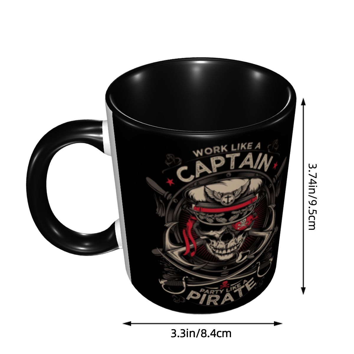Customized Work Like A Captain - Coffee Tea Like 评论和价格