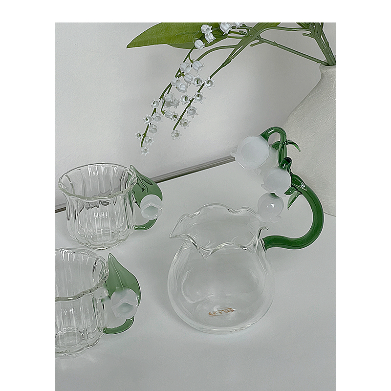 Lily of The Valley Glass Tea C - Valley Tea And Coffee 评论和价格
