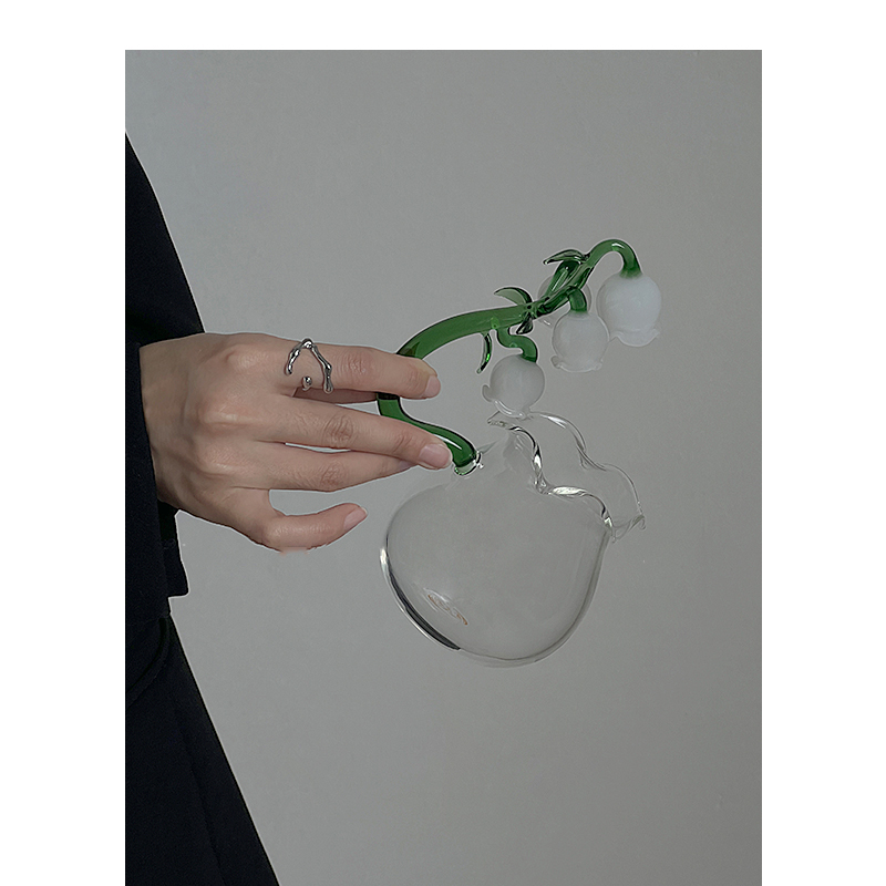 Lily of The Valley Glass Tea C - Valley Tea And Coffee 评论和价格