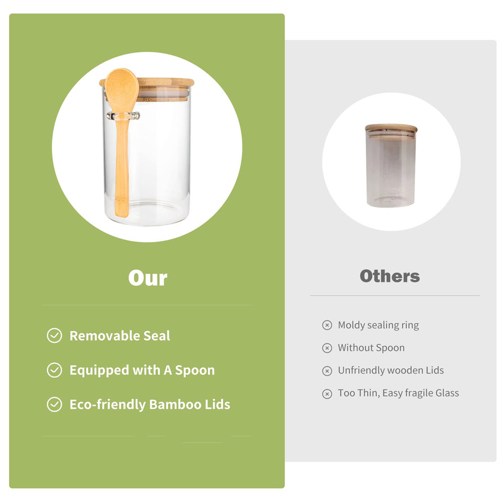 Airtight Food Storage Plastic  - Tea Coffee Sugar Container 评论和价格