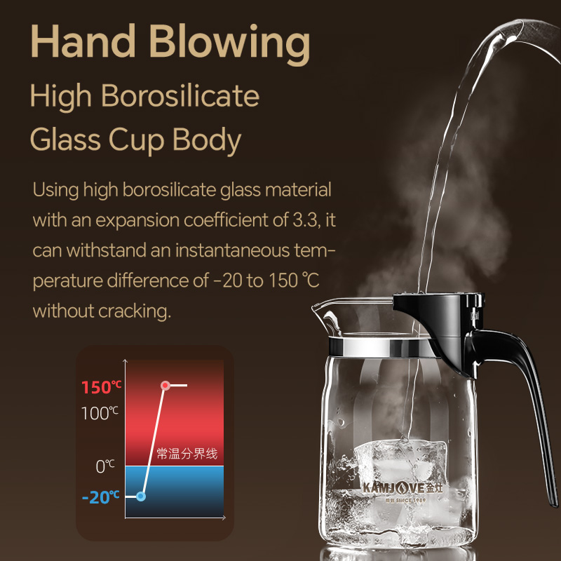 KAMJOVE Heated Resistant Glass - French Press Glass 评论和价格