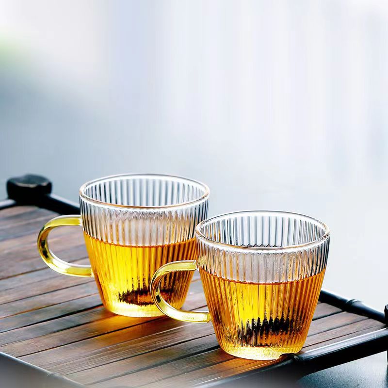 Glass Tea Cups small Cups Home - Coffee Tea Mix 评论和价格