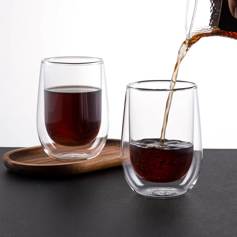 2/4pcs Double Wall Espresso Cu - Double Wall Mug 评论和价格