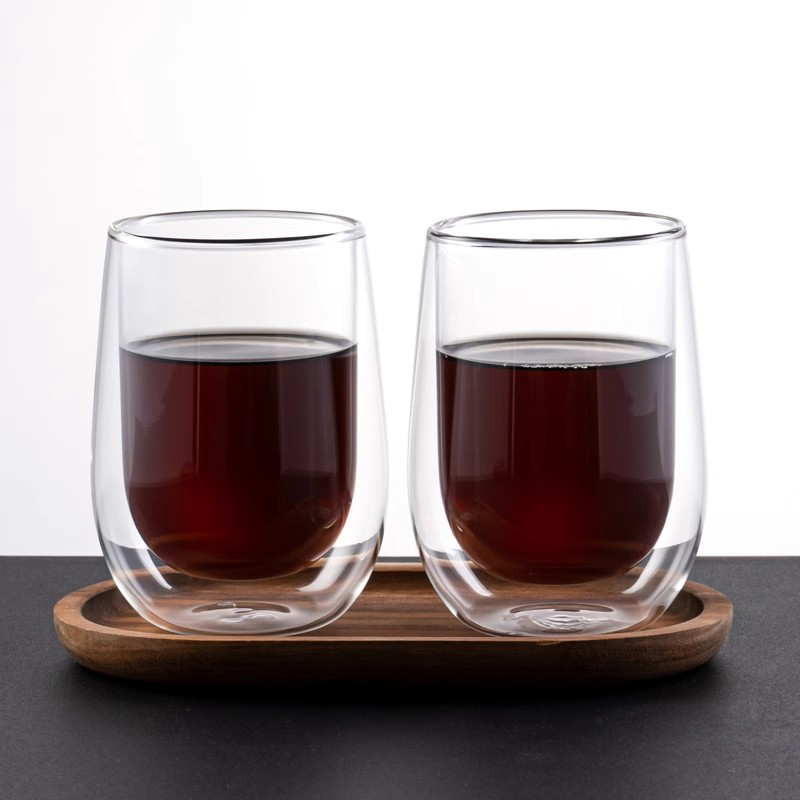 2/4pcs Double Wall Espresso Cu - Double Wall Mug 评论和价格