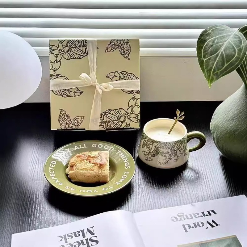 French Retro Style Lily of The - Valley Tea And Coffee 评论和价格