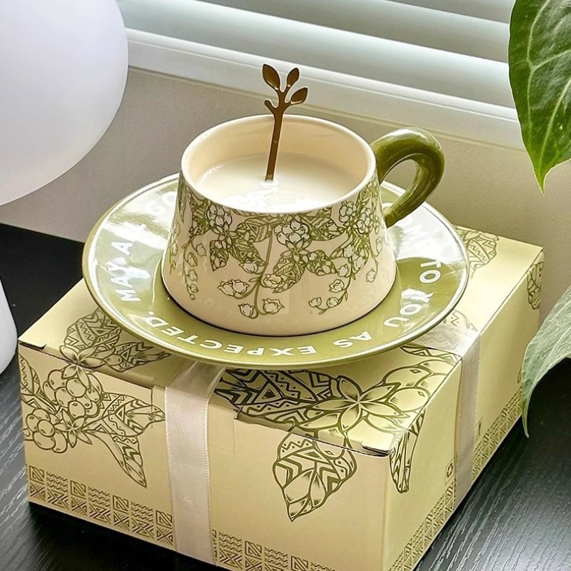 French Retro Style Lily of The - Valley Tea And Coffee 评论和价格