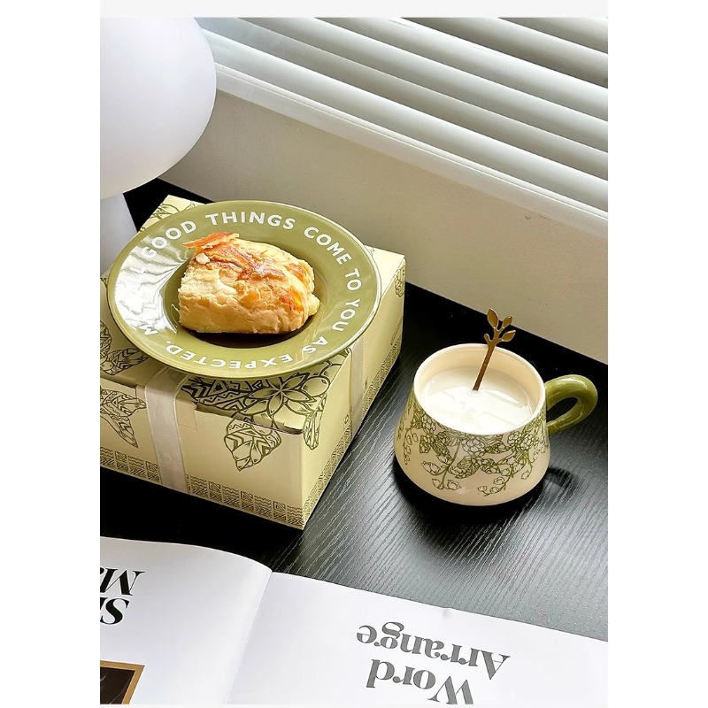 French Retro Style Lily of The - Valley Tea And Coffee 评论和价格