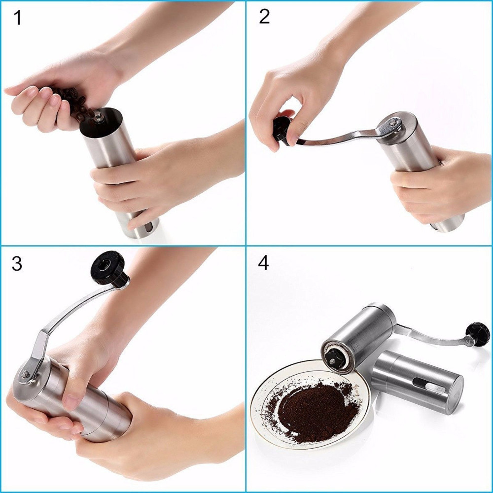 Mini Coffee Grinder Stainless  - Burr Hand Grinder 评论和价格