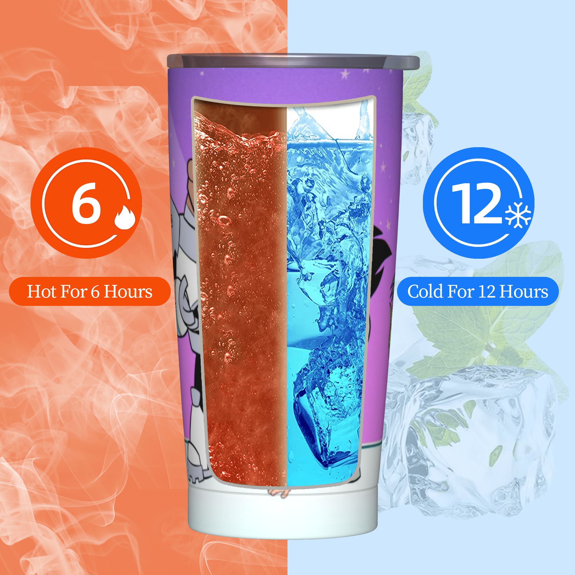 Teen Go Cartoon Tumbler Vacuum - Double Wall Mug 评论和价格
