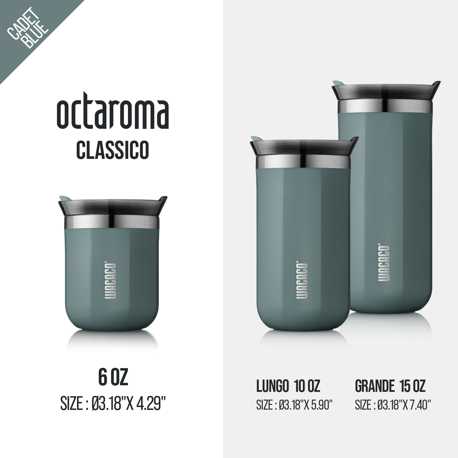 WACACO Octaroma Vacuum Insulat - French Press Glass 评论和价格