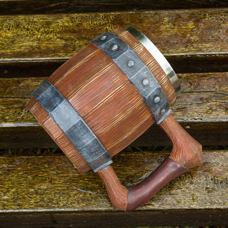 Viking Retro Beer Mug Resin 30 - Double Wall Mug 评论和价格