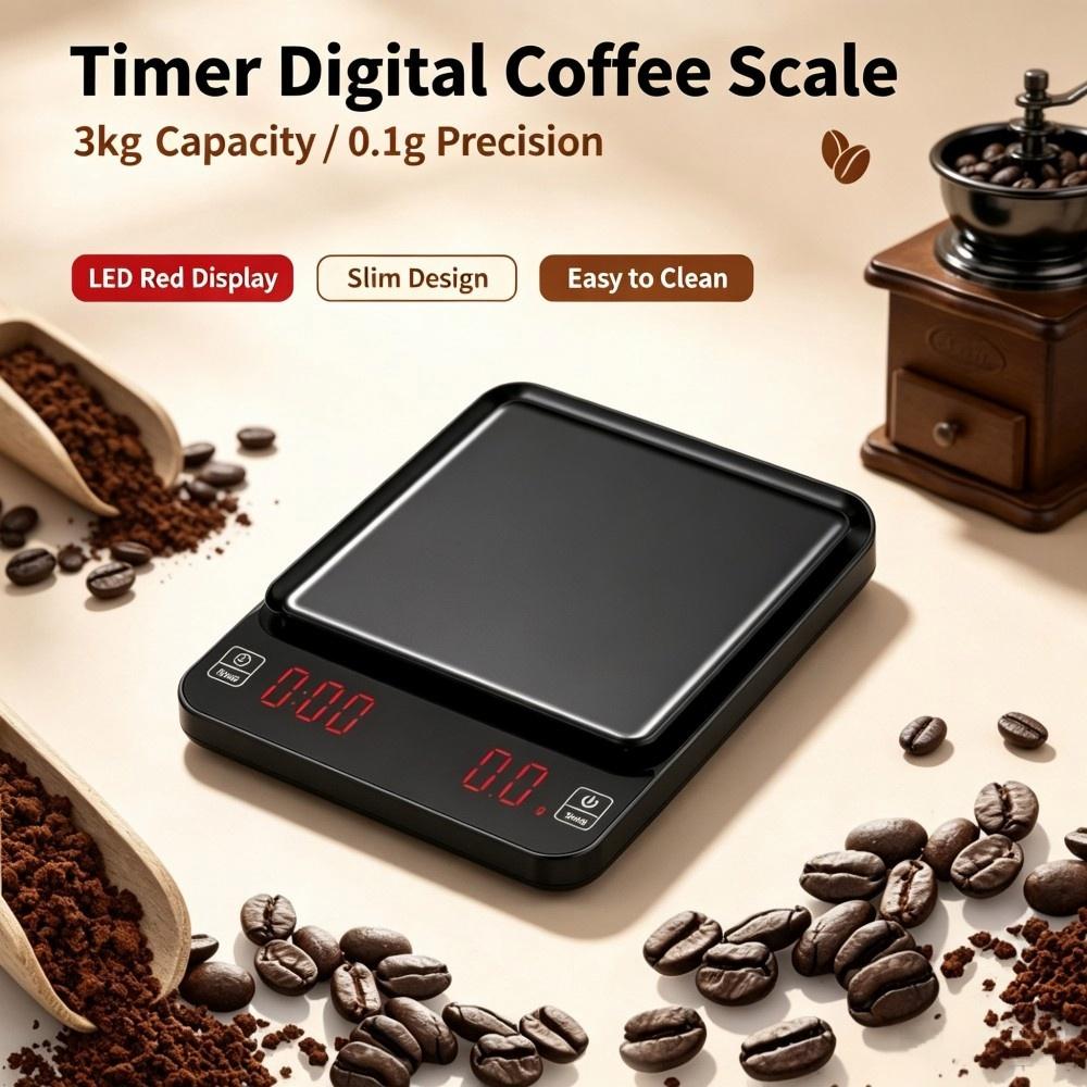 3kg/0.1g High Precision Digita - Coffee & Tea Ken'S House 评论和价格