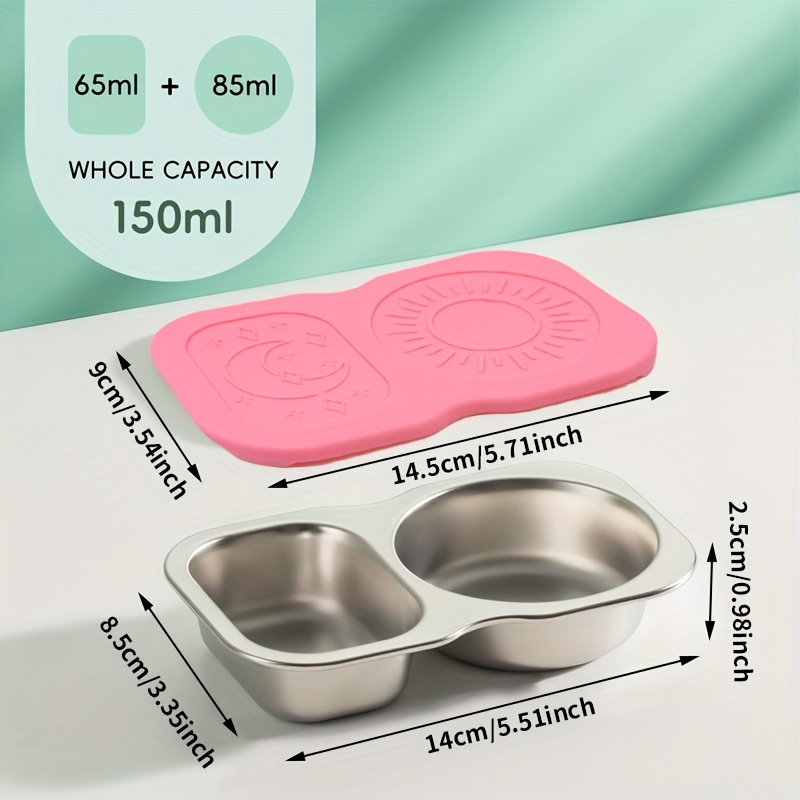 1pc Dipping Sauce Dish Stainle - Tea Coffee Sugar Container 评论和价格