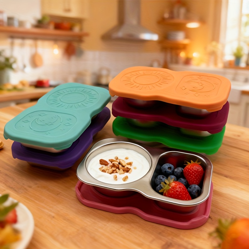 1pc Dipping Sauce Dish Stainle - Tea Coffee Sugar Container 评论和价格