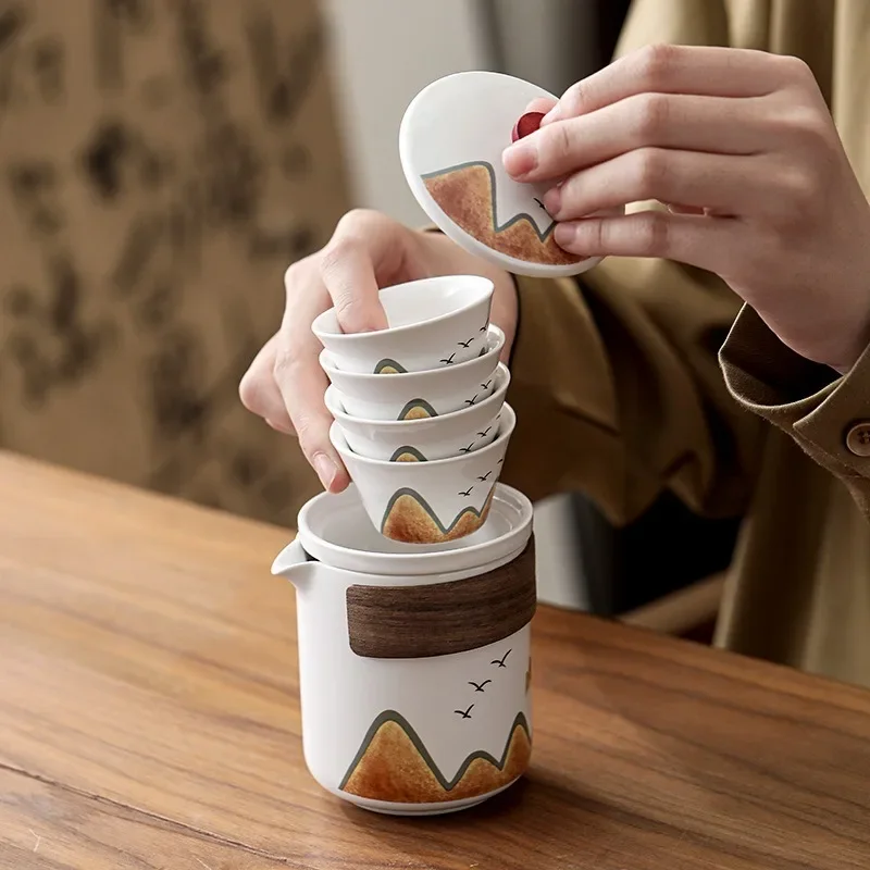 Gift Box,Chinese Style Ceramic - Coffee Tea Mix 评论和价格