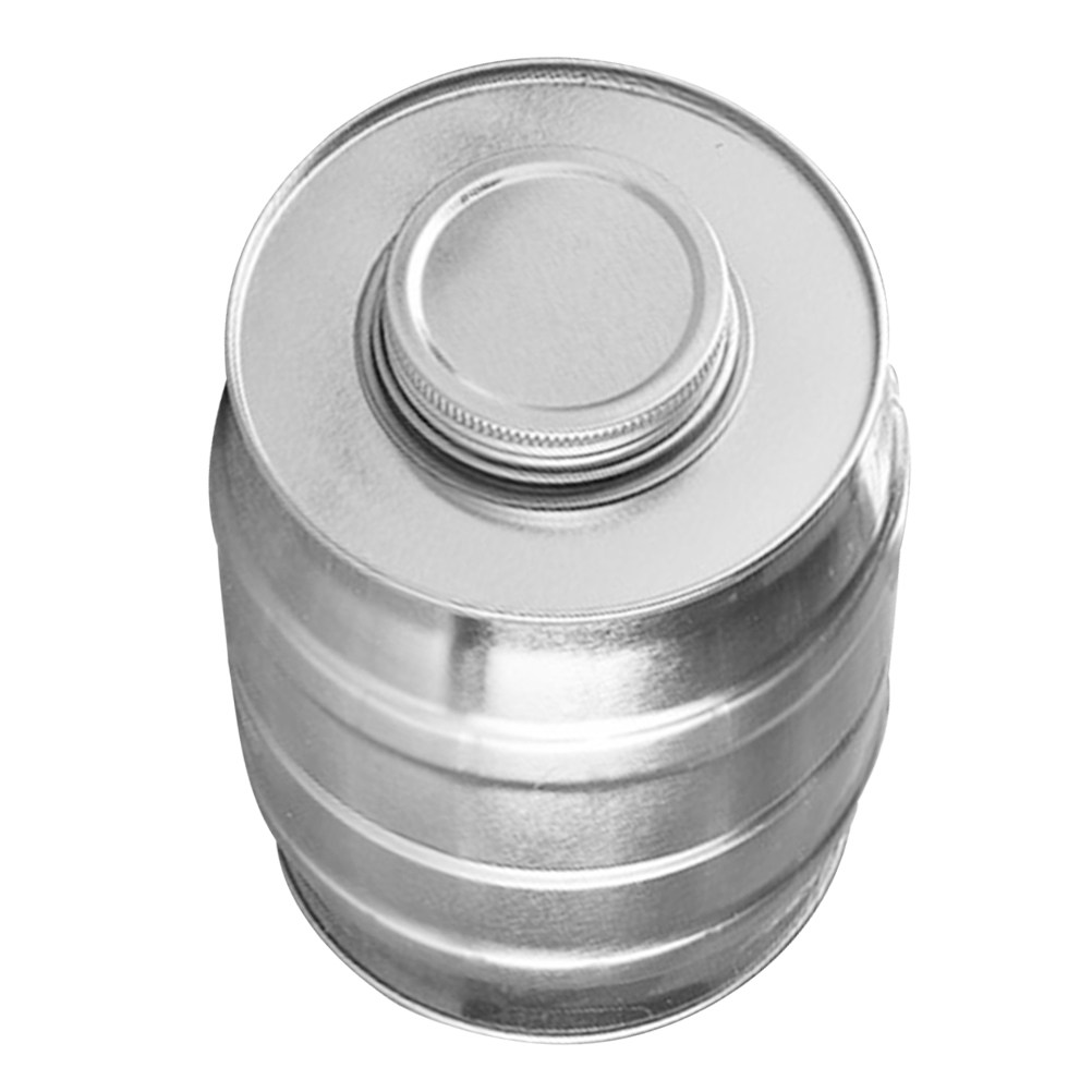 Retro Wine Barrel Shaped Tinpl - Coffee Tea Beans 评论和价格