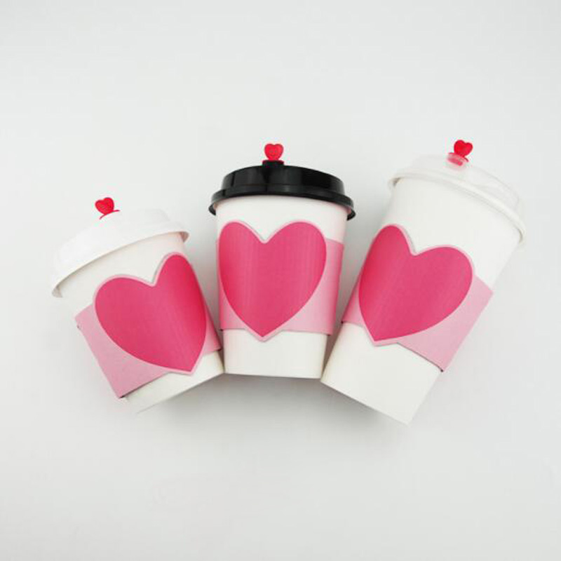 100pcs Disposable Cup Sleeve F - Coffee Tea Paper Cups 评论和价格