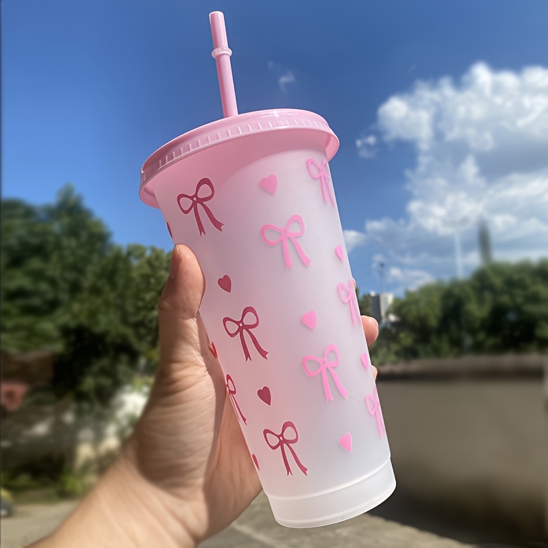 20Pcs Bowknot Plastic Cup with - Coffee Tea Day 评论和价格
