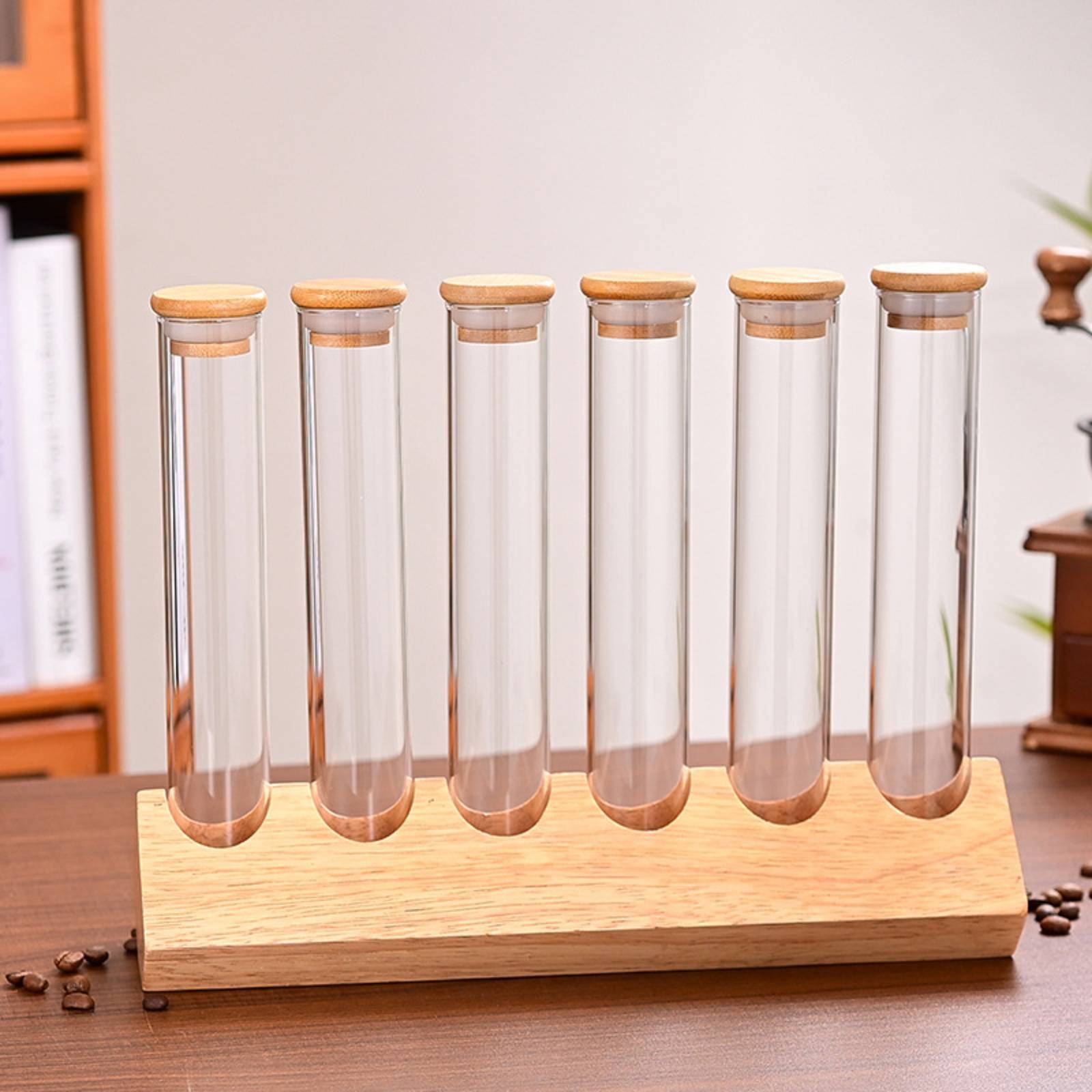 Glass Tube Container Set with  - Coffee Bean 评论和价格
