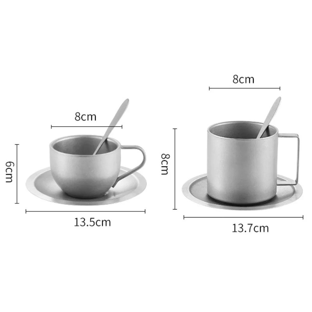 Double Wall Titanium Coffee Cu - Double Wall Mug 评论和价格