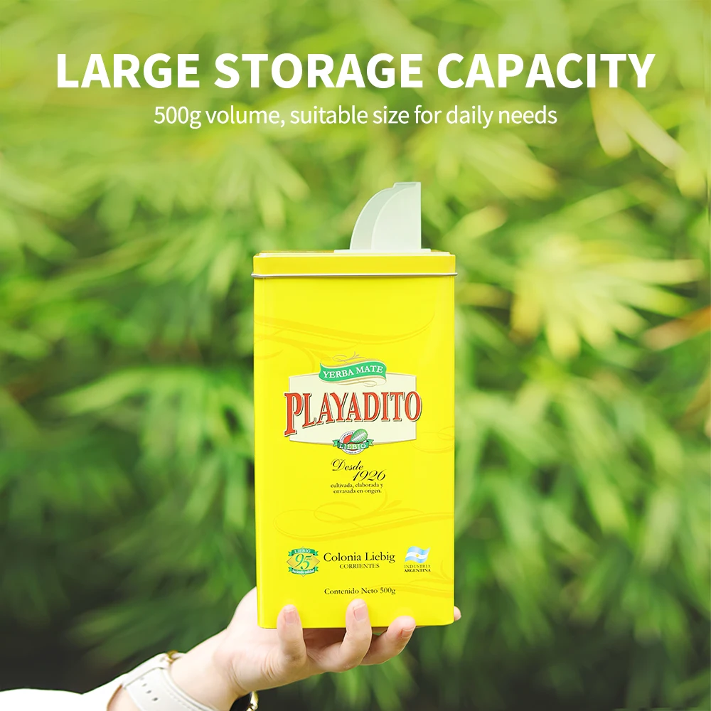 500g Kitchen Organizer with Li - Tea Coffee Sugar Container 评论和价格