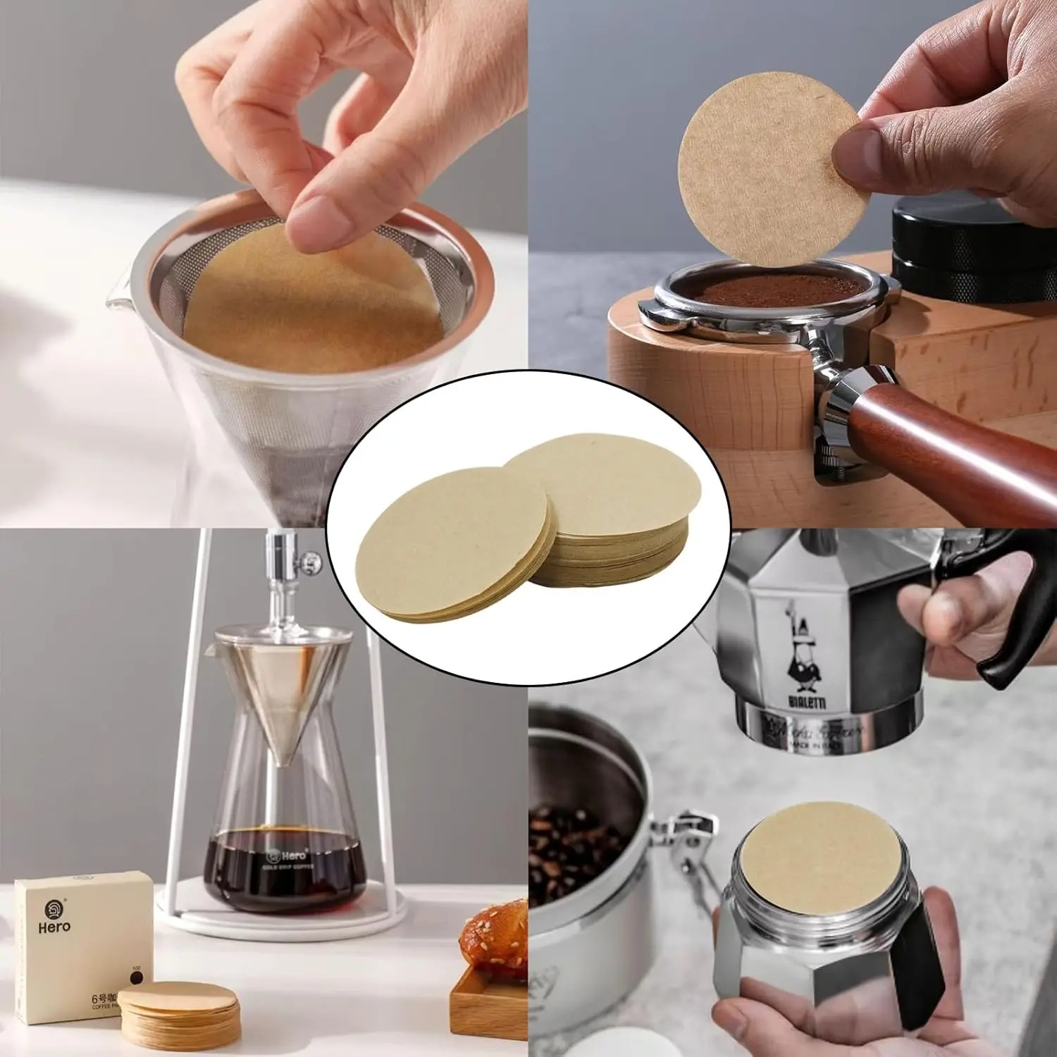 60mm 100 Pcs Round Disposable  - Aeropress Coffee Maker 评论和价格