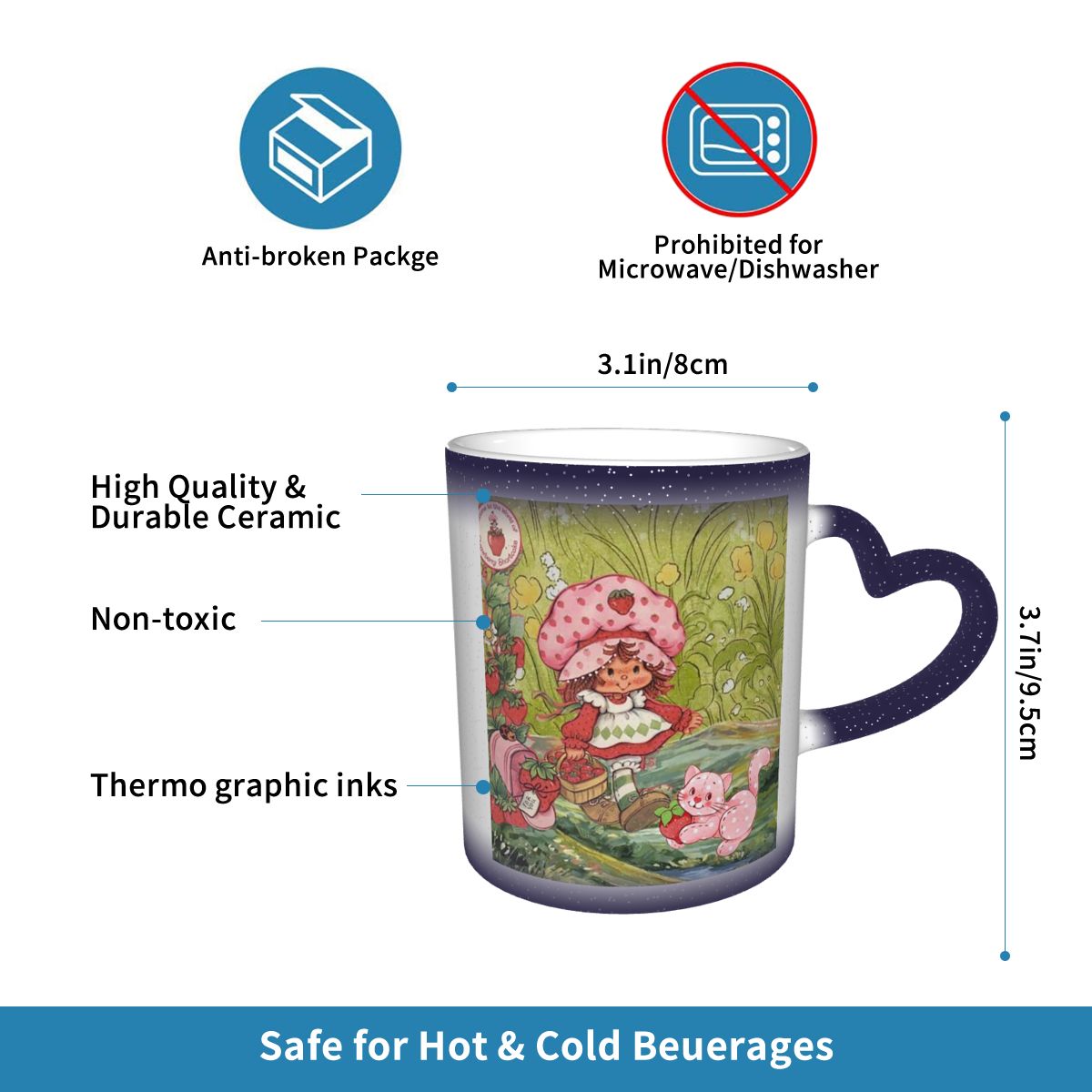 Like Strawberry ShortCake Mug  - Coffee Tea Like 评论和价格