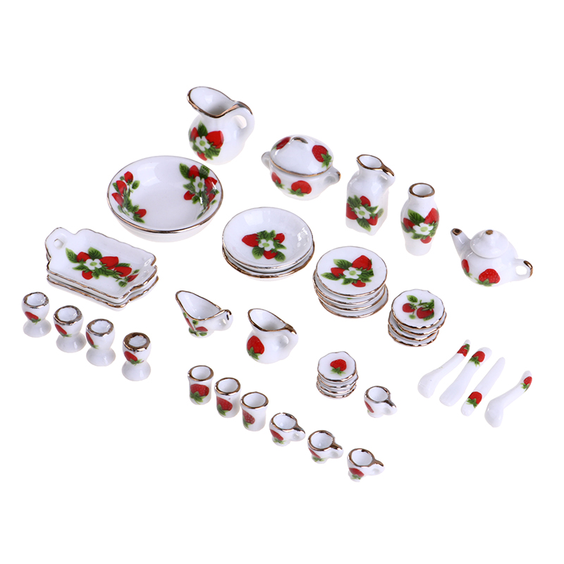 1 Set 1:12 Miniature Doll Hous - Coffee Tea Mix 评论和价格