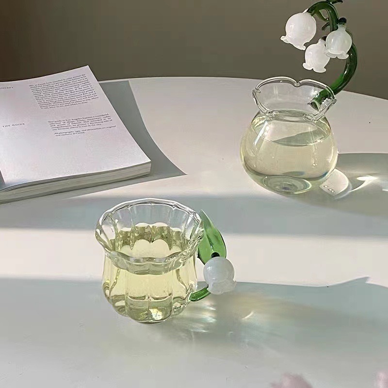 Lily of The Valley Glass Goble - Valley Tea And Coffee 评论和价格