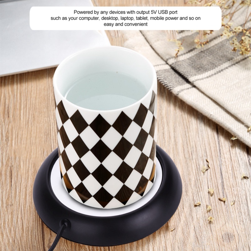 Heat Beverage USB Wood Grain C - Coffee Tea Warmer 评论和价格
