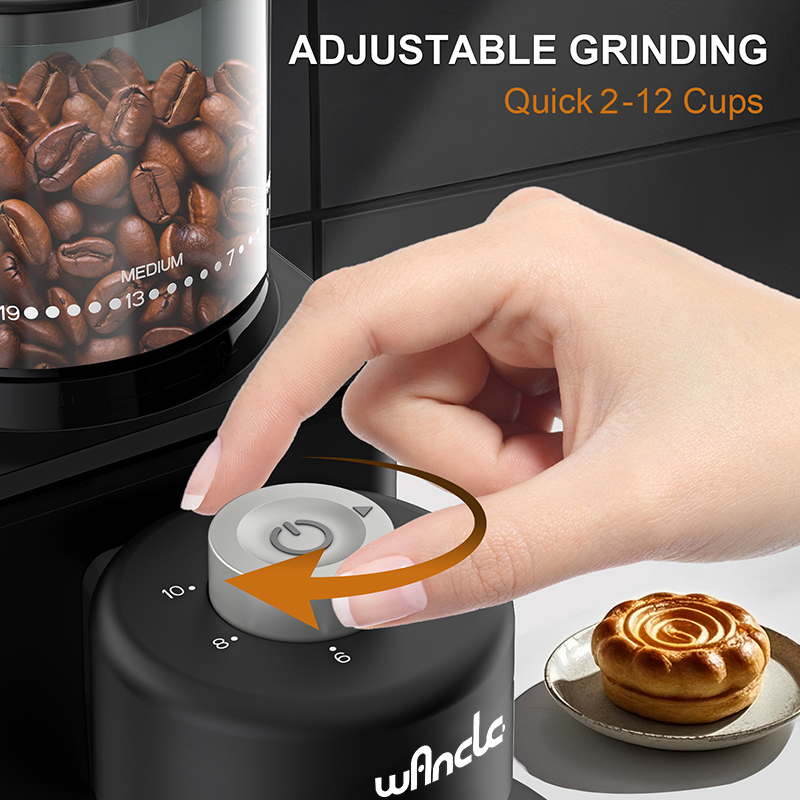 Coffee Grinder Automatic Elect - French Press Glass 评论和价格