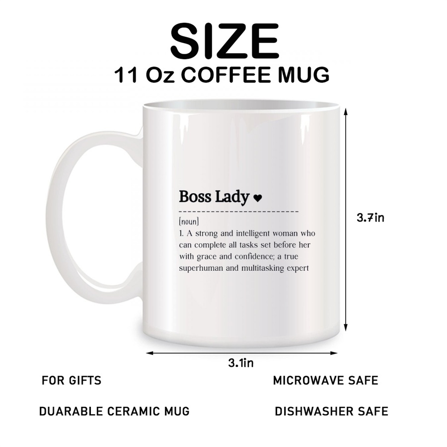 Boss Lady Mugs For Like A Boss - Coffee Tea Like 评论和价格