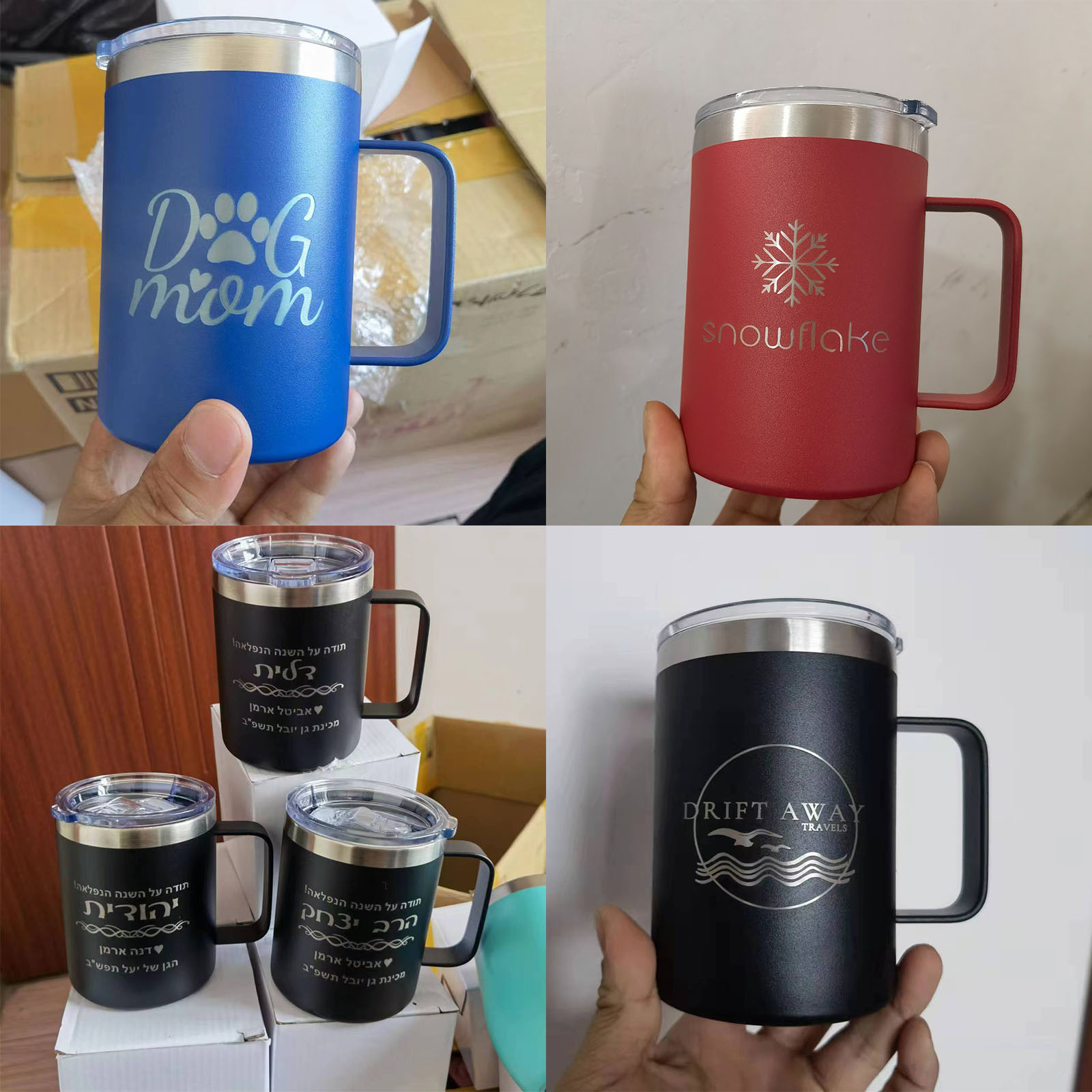 16oz Stainless Steel Insulated - Double Wall Mug 评论和价格