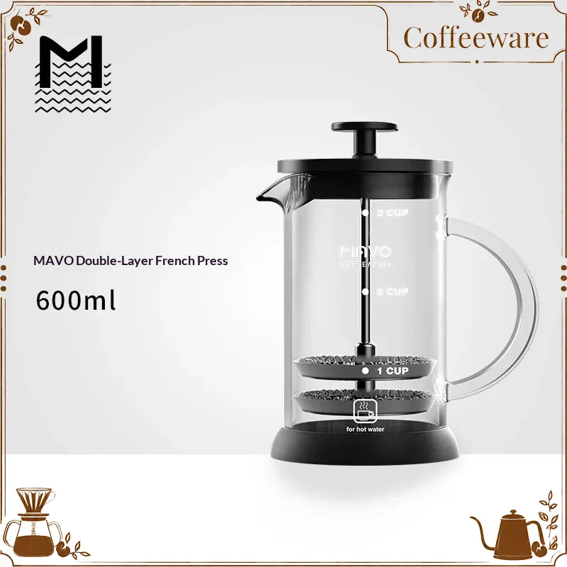 MAVO French Press Coffee Maker - French Press Glass 评论和价格