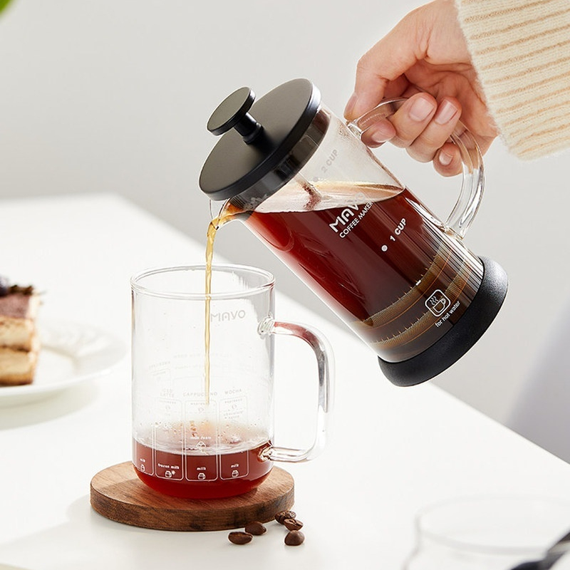 MAVO French Press Coffee Maker - French Press Glass 评论和价格