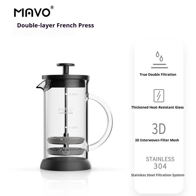 MAVO French Press Coffee Maker - French Press Glass 评论和价格