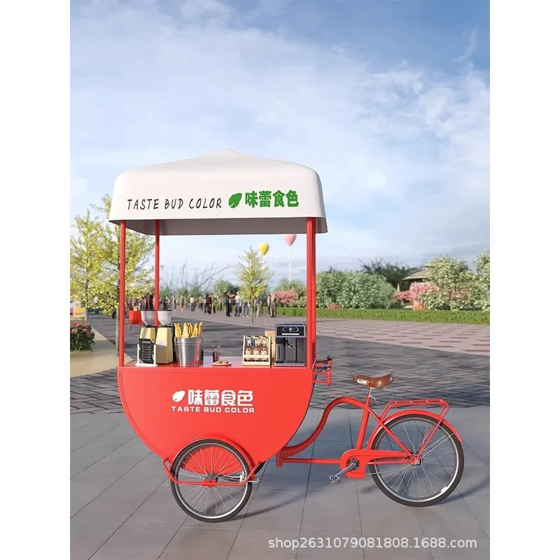 Outdoor Mobile Food Cart Snack - Coffee Tea & Espresso Appliances 评论和价格