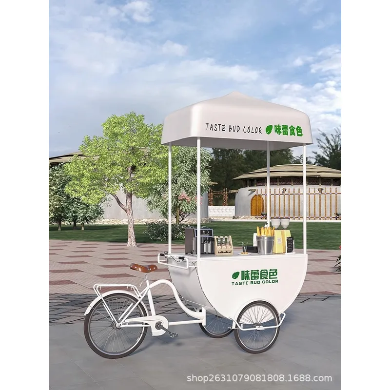 Outdoor Mobile Food Cart Snack - Coffee Tea & Espresso Appliances 评论和价格