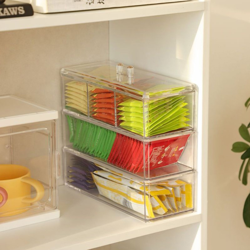 NEW Tea Bag Storage Box Drawer - Tea Coffee Sugar Container 评论和价格