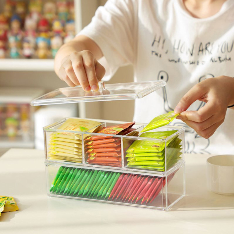 NEW Tea Bag Storage Box Drawer - Tea Coffee Sugar Container 评论和价格
