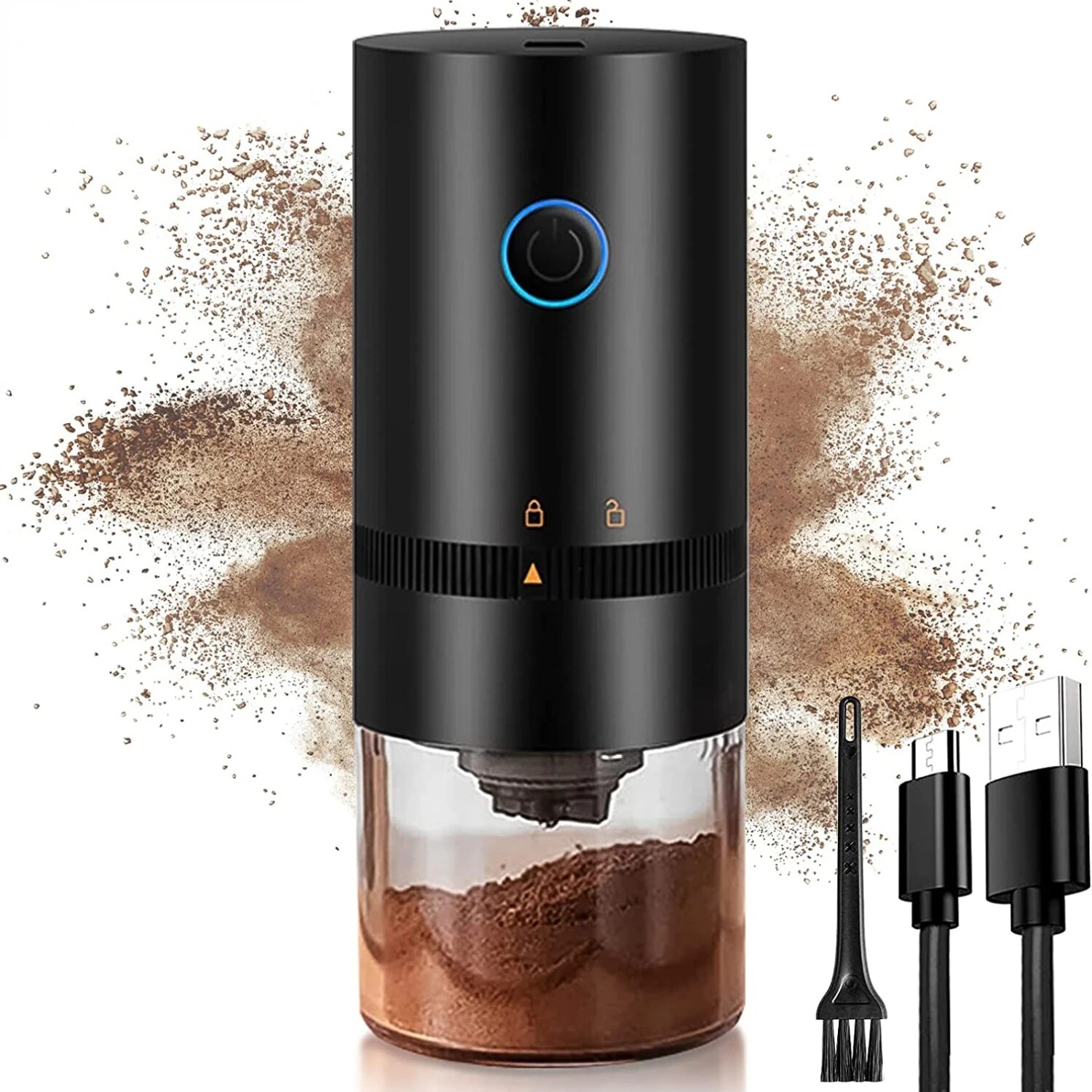 Coffee Grinder TYPE C USB Char - Burr Hand Grinder 评论和价格